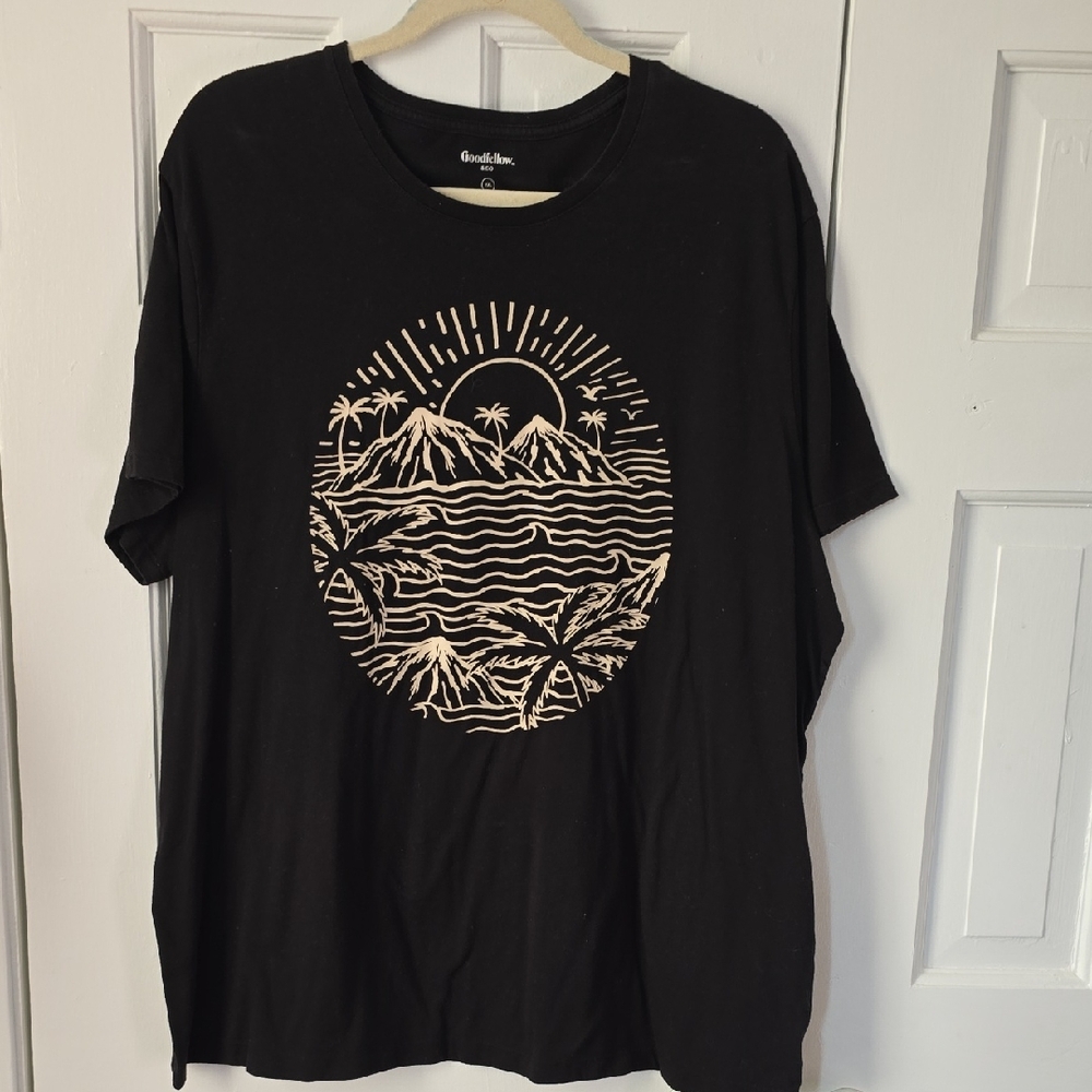 Goodfellow & Co Black Tee with Tan Graphic